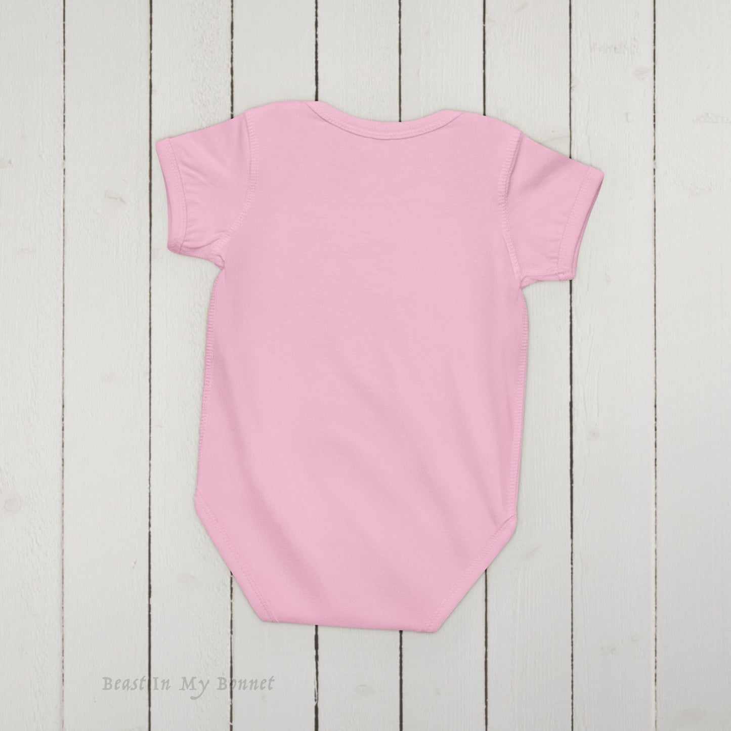 Baby Jersey Bodysuit - Swaddled Bunny