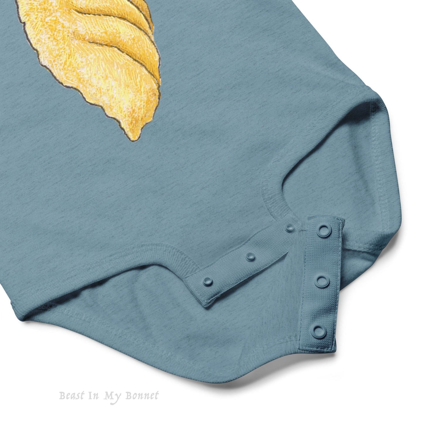 Baby Jersey Bodysuit - Swaddled Bunny