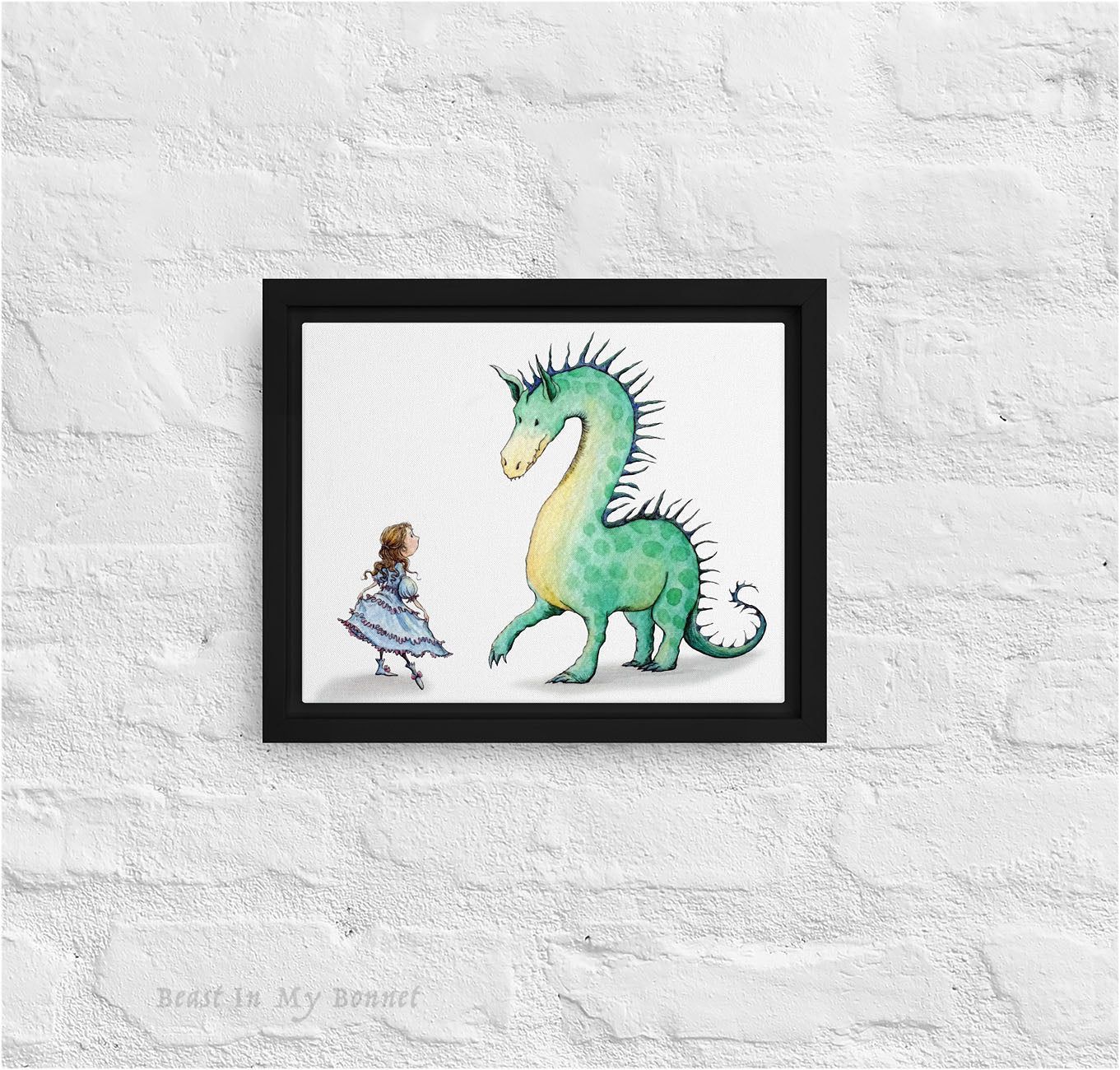 Framed Canvas 10 x 8 - The Conquering Hero