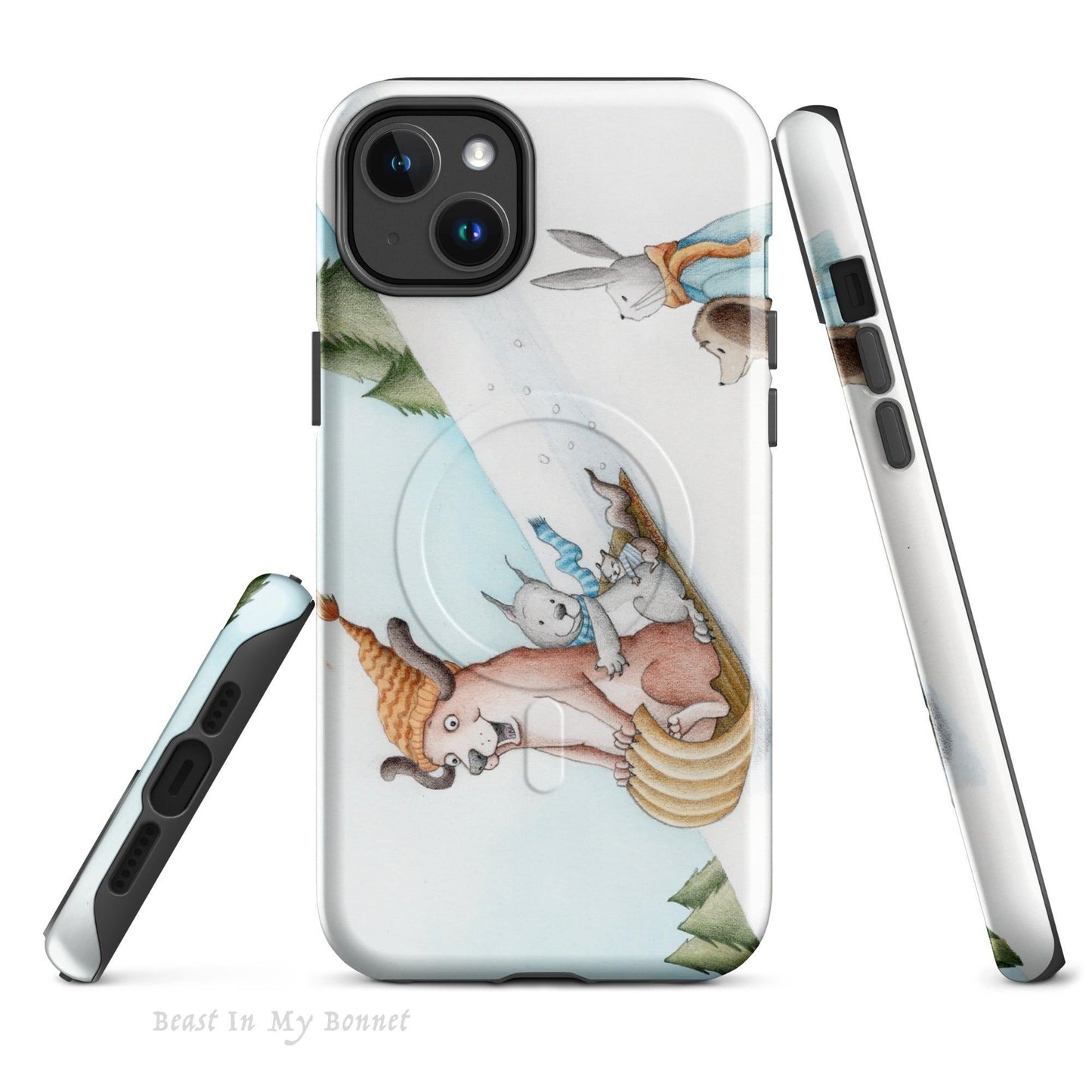 MagSafe® tough case for iPhone® - Dog Sled Days