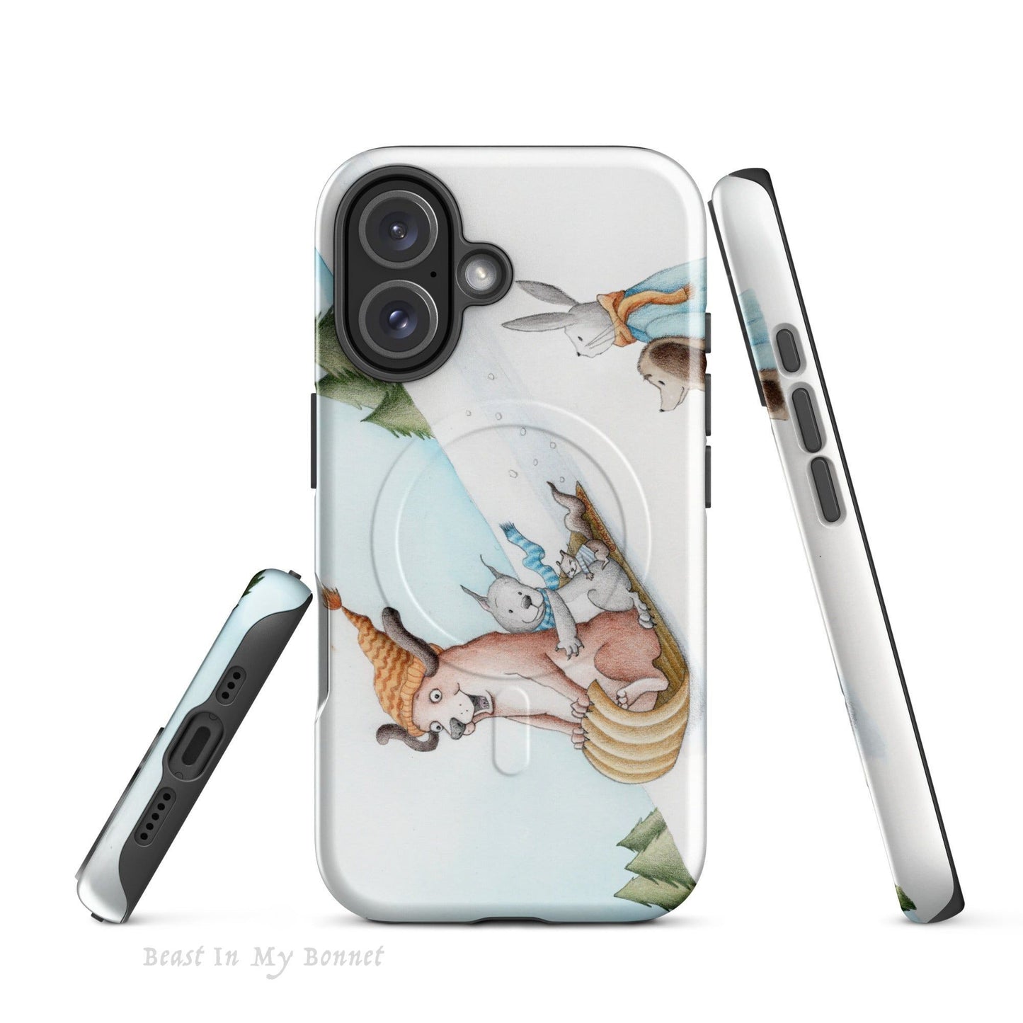 MagSafe® tough case for iPhone® - Dog Sled Days