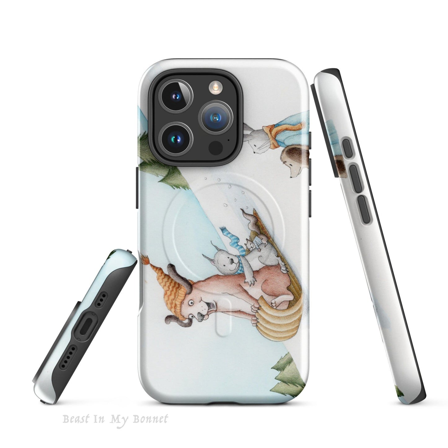 MagSafe® tough case for iPhone® - Dog Sled Days