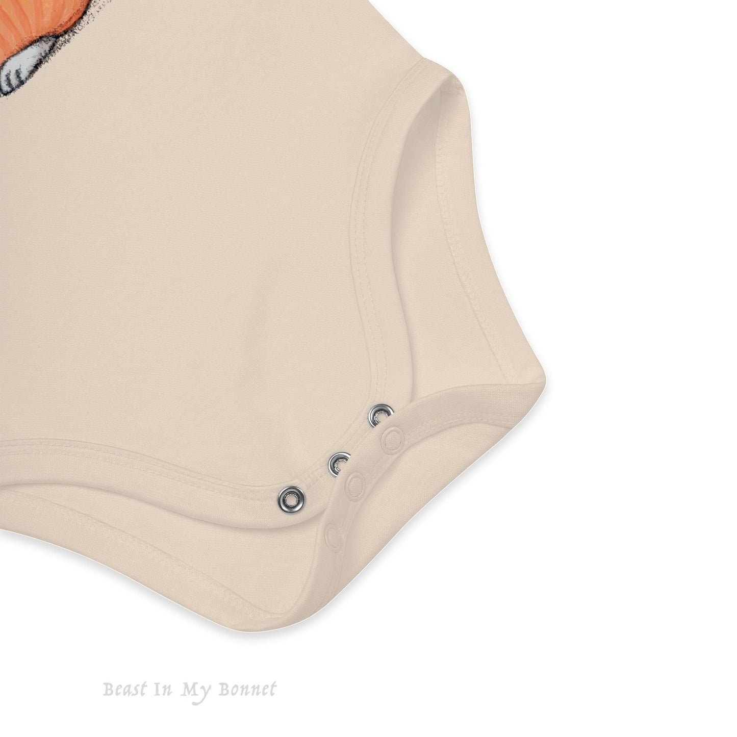 Organic Cotton Baby Bodysuit - Halloween Rabbit