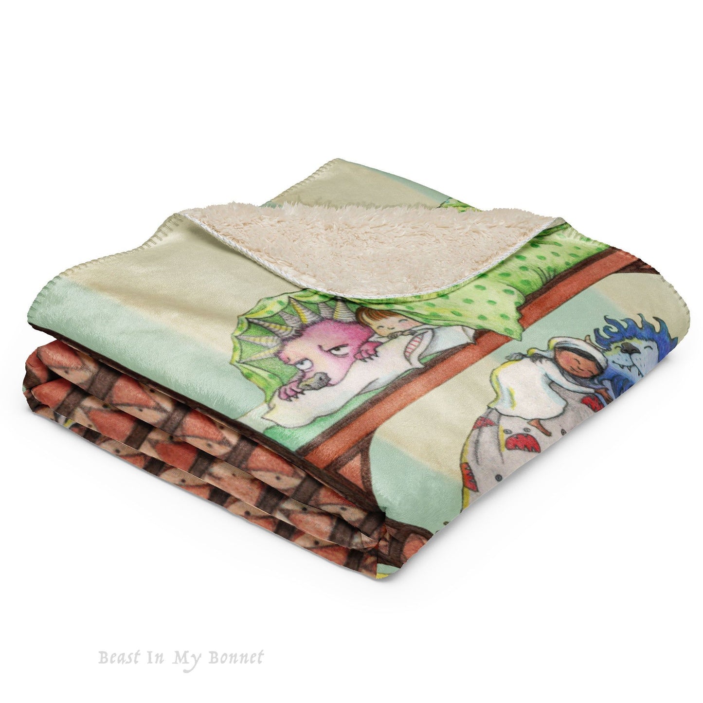 Sherpa Blanket - 60 x 80 - Familiars' Sleepover