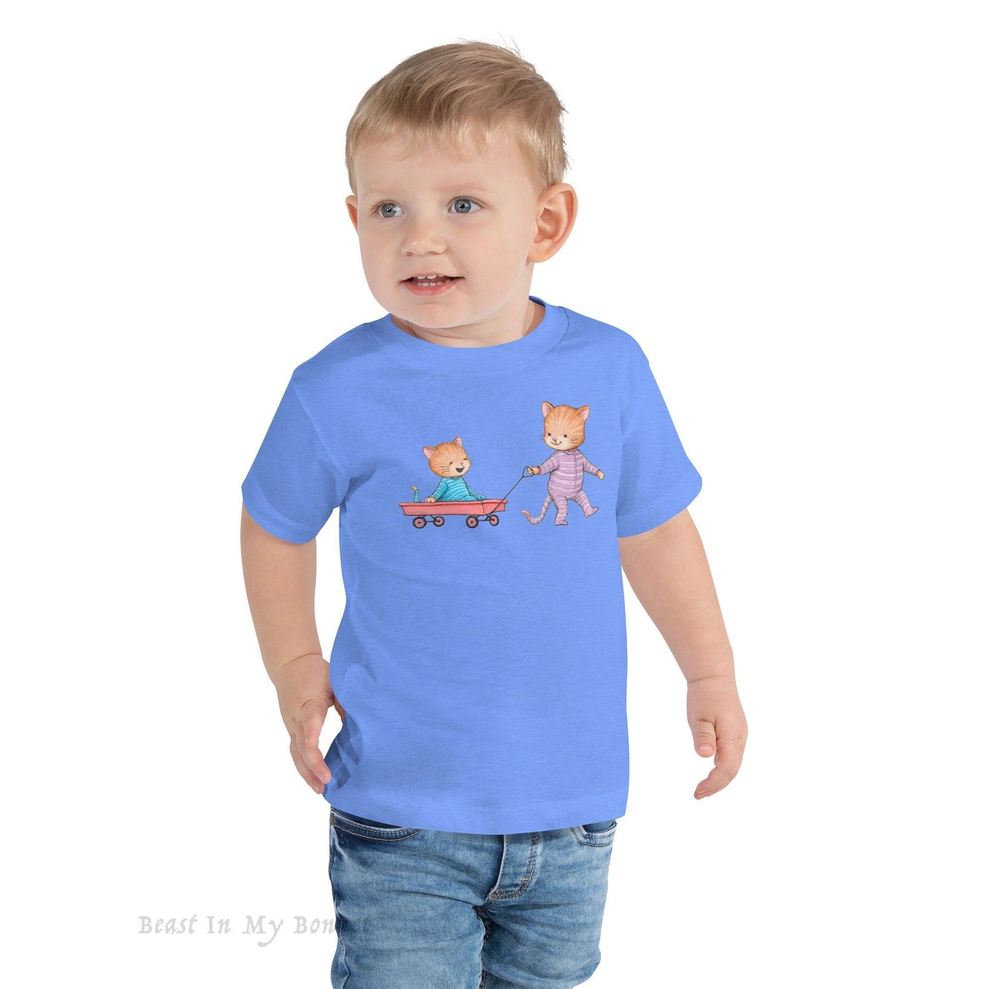 TODDLER Tee - Kitten Wagon Ride
