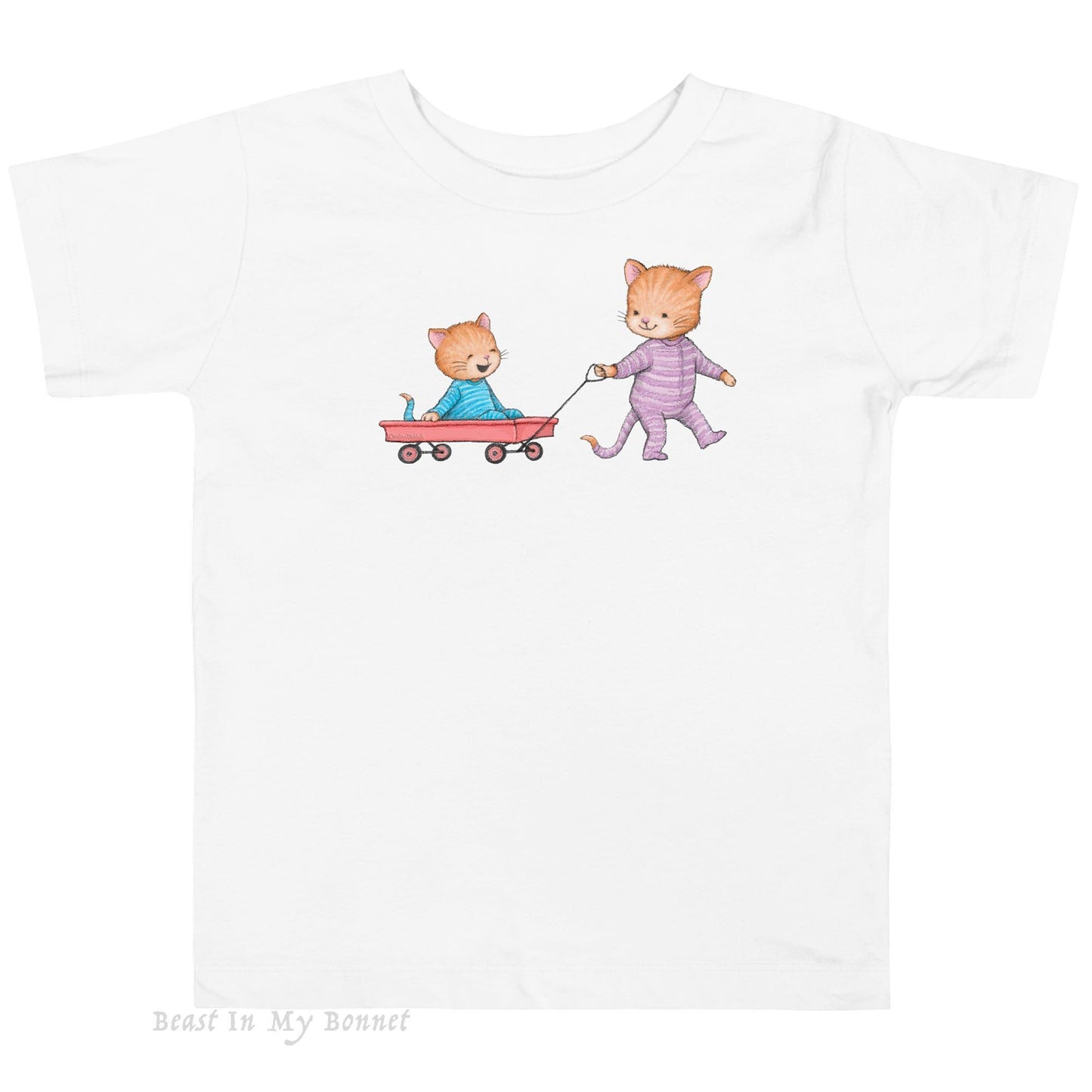 TODDLER Tee - Kitten Wagon Ride