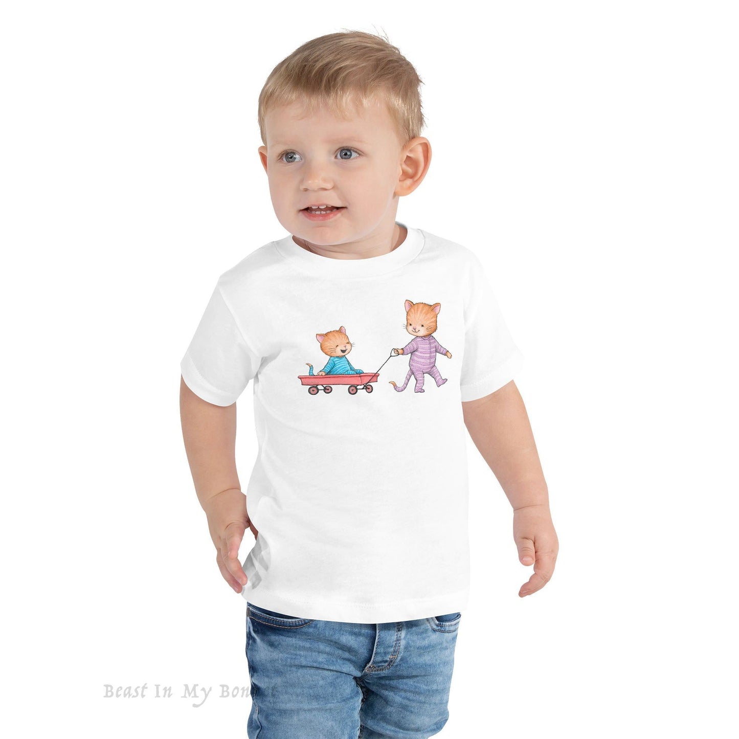 TODDLER Tee - Kitten Wagon Ride