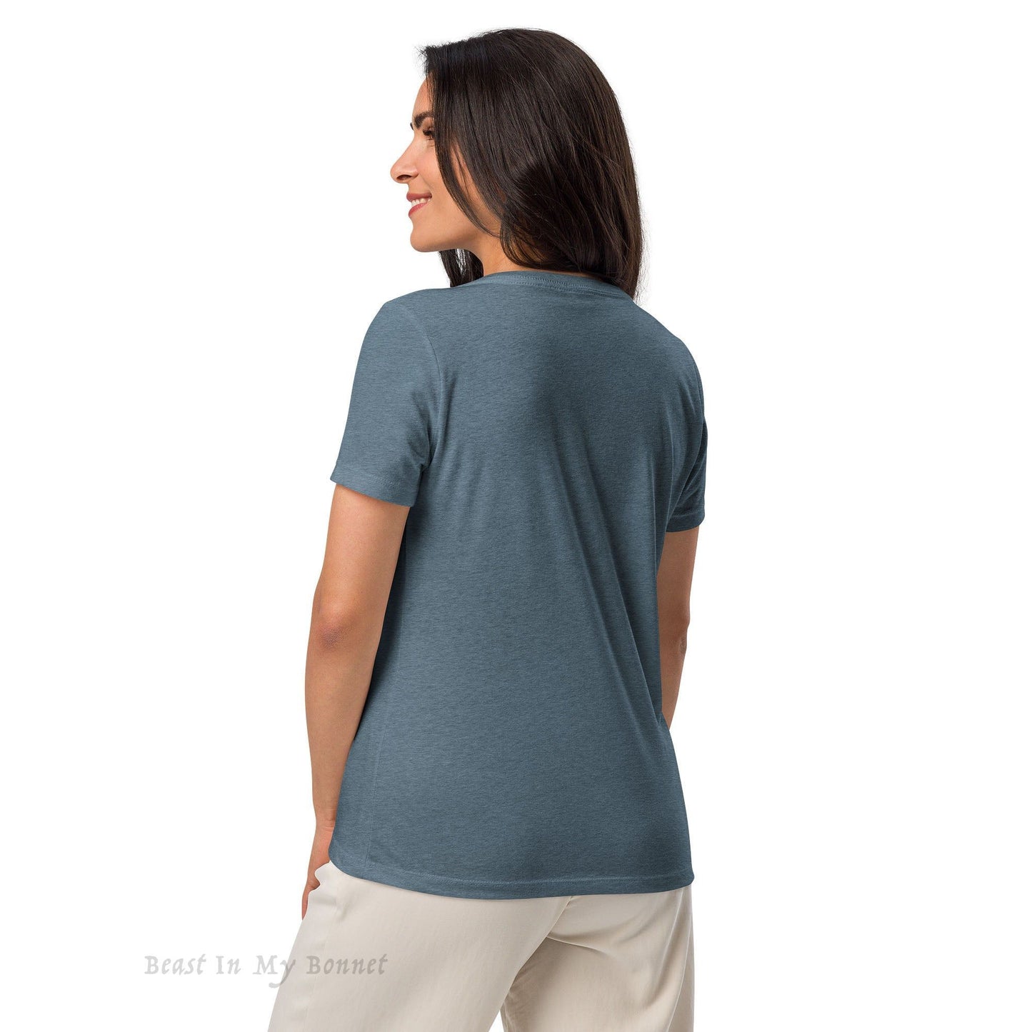 Women’s Relaxed V-Neck Tee - The Conquering Hero