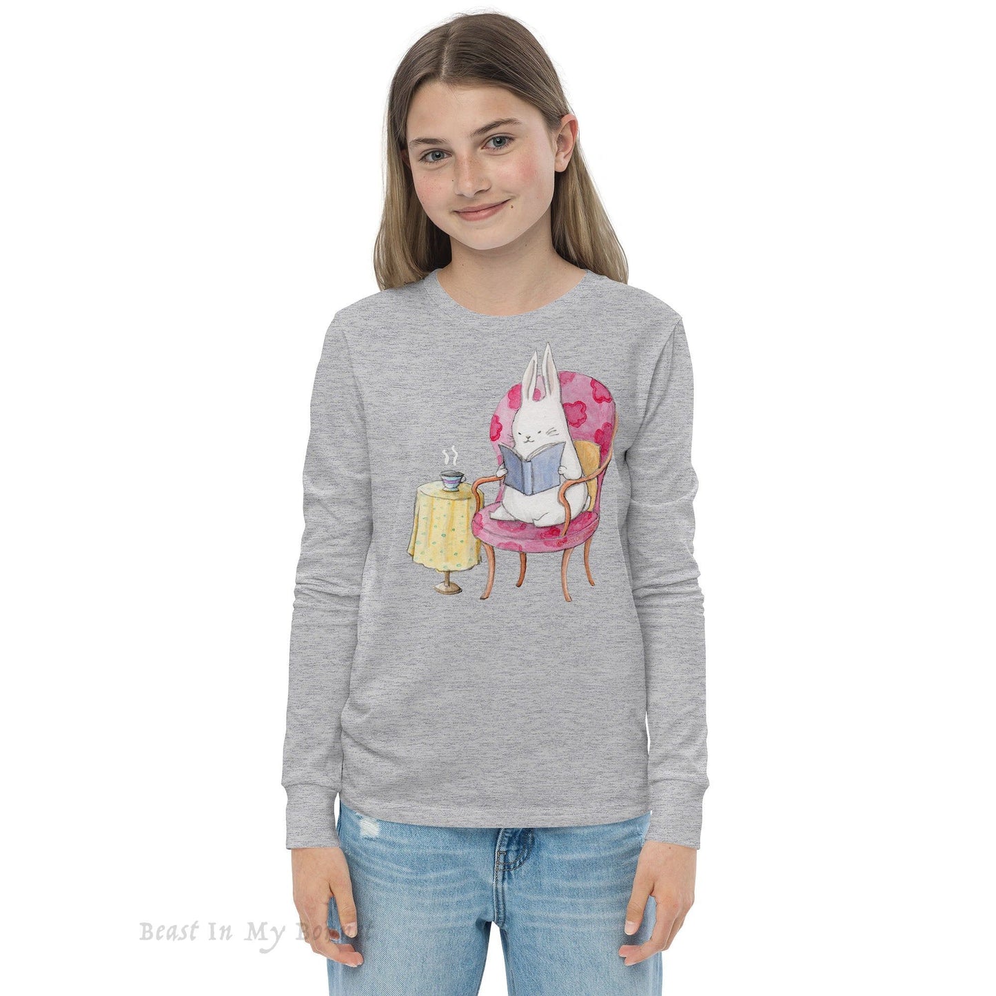YOUTH Long Sleeve Tee - Studious Rabbit
