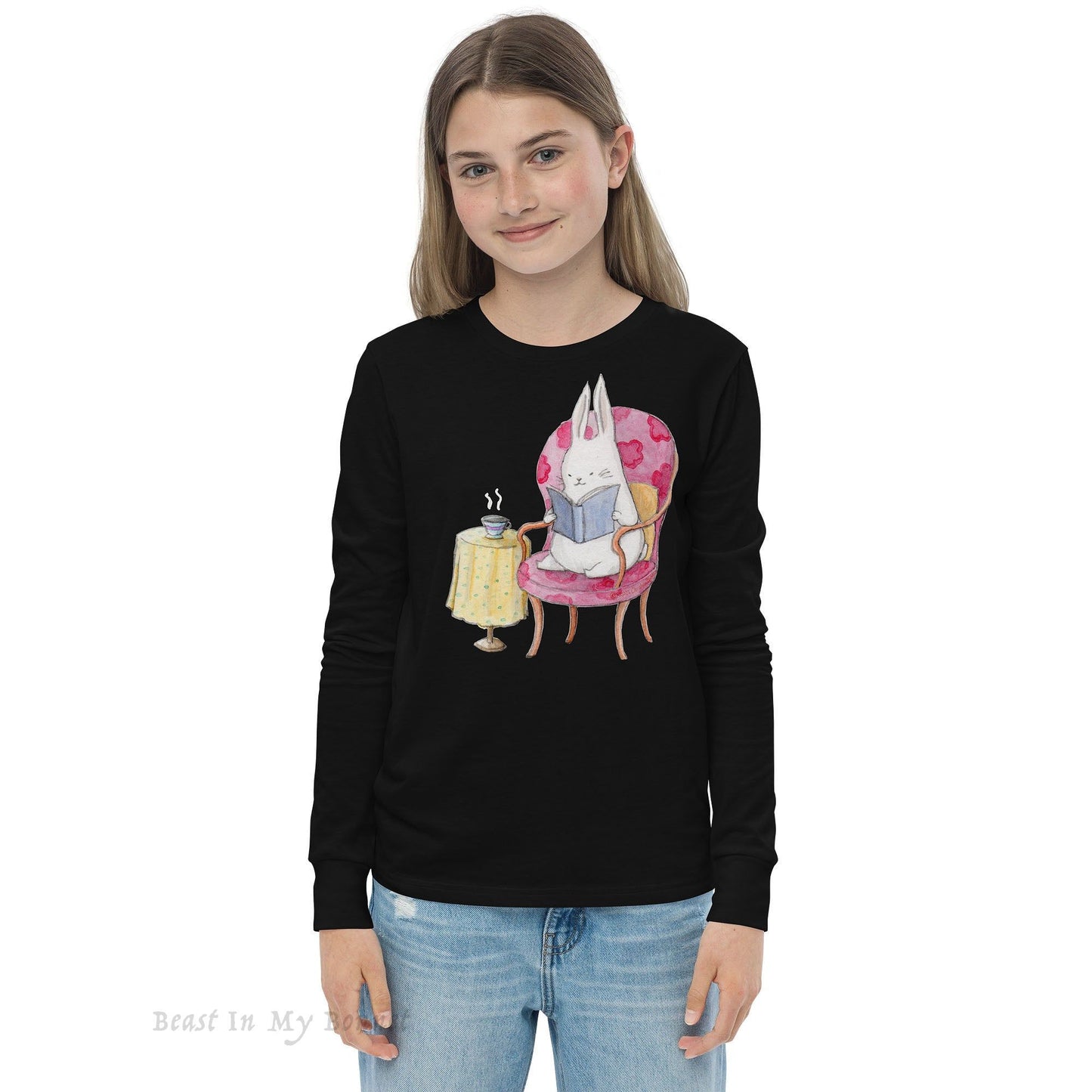 YOUTH Long Sleeve Tee - Studious Rabbit