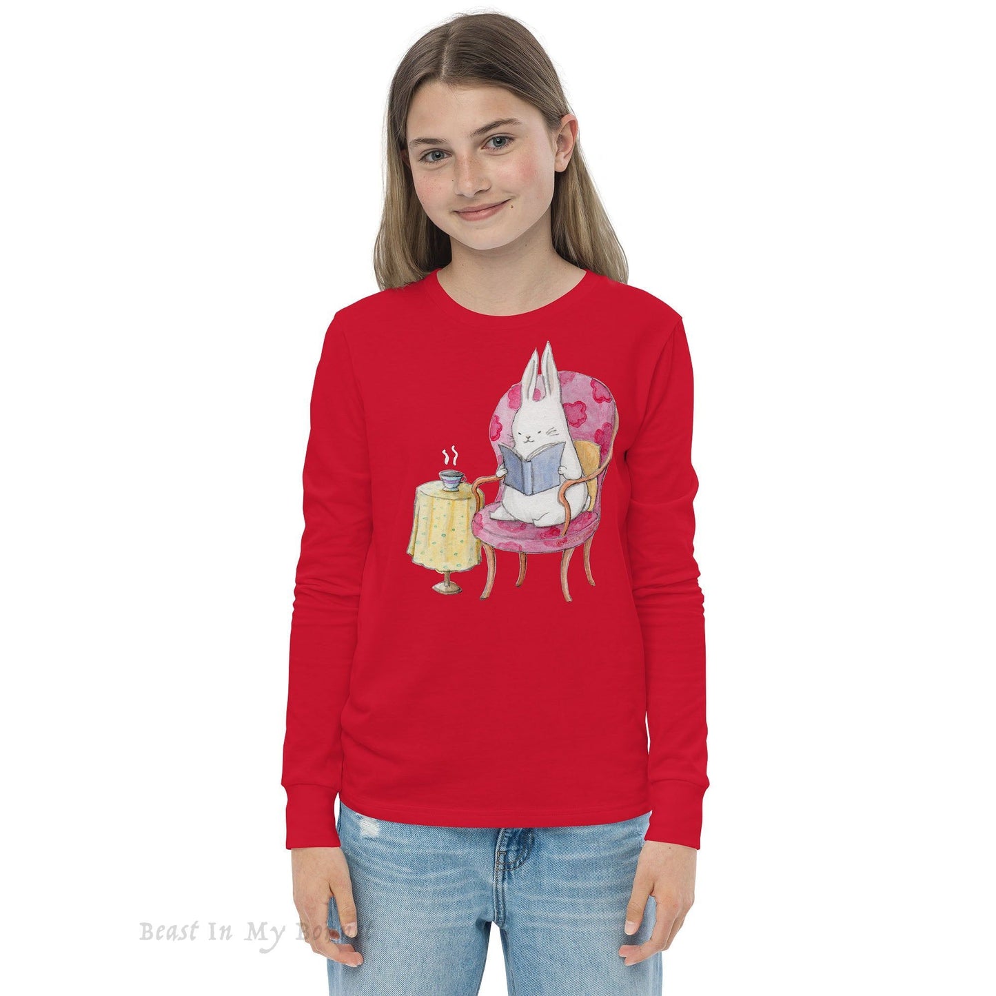 YOUTH Long Sleeve Tee - Studious Rabbit