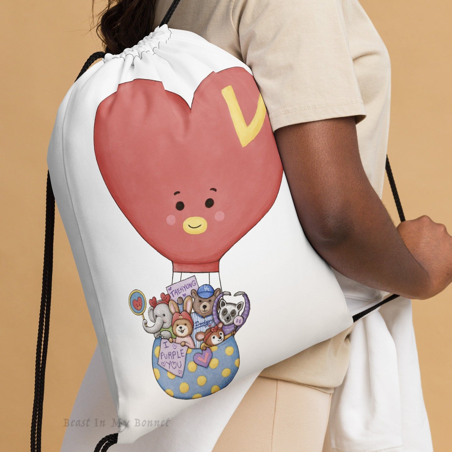 BTS_V_Drawstring Bag