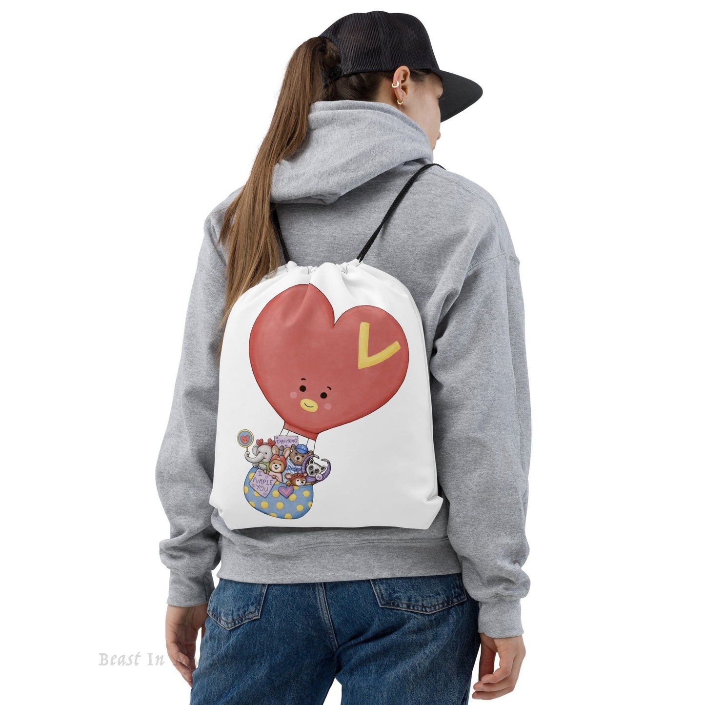 BTS_V_Drawstring Bag