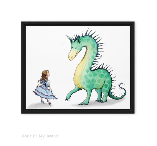 Framed Canvas 10 x 8 - The Conquering Hero