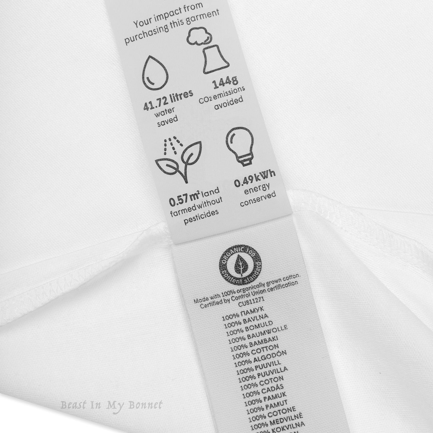Organic Cotton Baby Bodysuit - My First Christmas