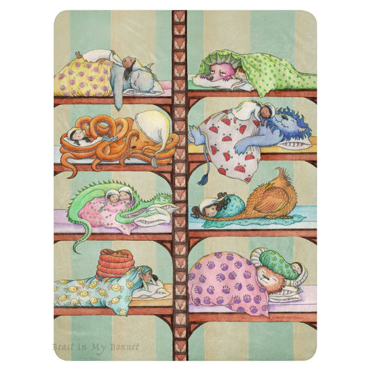 Sherpa Blanket - 60 x 80 - Familiars' Sleepover