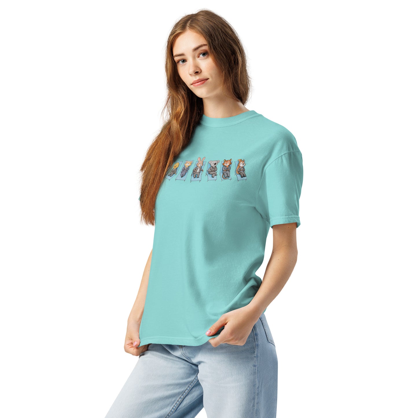 BTS_KEEP_SWIMMING_Unisex Garment-Dyed Heavyweight T-Shirt